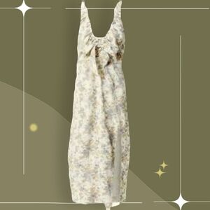 ✨ NWT Abercrombie Floral Cinched neck midi dress size S